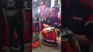 KYT Booth INSIDE Racing | Free Helmet Cleaning for KYT Helmets | Motul Helmet and Visor Clean