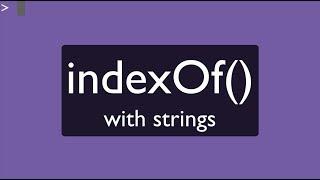 Javascript indexOf() String - Get the position of a specified value within a string.