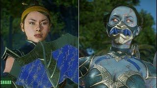 Mortal Kombat 11 - Kitana Vs Kitana (Mirror Match) - All Intros Dialogues