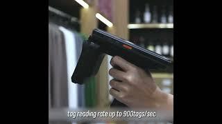 Android 11 Mobile Reader UHF Portable Handheld Terminal UHF RFID Reader for Clothing Inventory.