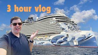 Solo Cruise on the Norwegian Prima! 3 HOUR VLOG (Norway and Iceland)