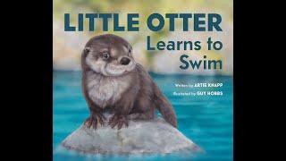 Little Otter Learns to Swim