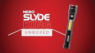 NEBO Unboxed: SLYDE KING - 500 Lumen Rechargeable LED Flashlight & Work Light