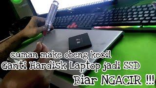 Cara Mudah Ganti HDD ke SSD Laptop Lenovo Ideapad 305 || Upgrade SSD Laptop #IDEAPAD305 #UPGRADESSD