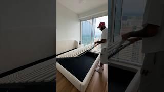 Setting up my new bed in 60 seconds ️