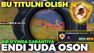 МЕТКИЙ ГЛАЗ TITULI OSON OLISH YO'LI / PUBG MOBILE DOSTIJENIYA BAJARAMIZ