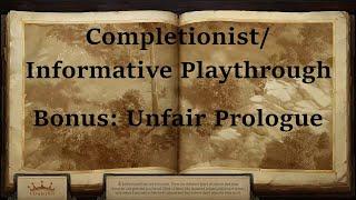 [P:K #BONUS1] Pathfinder: Kingmaker Completionist/Informative (Bonus) - Unfair Ironman Prologue