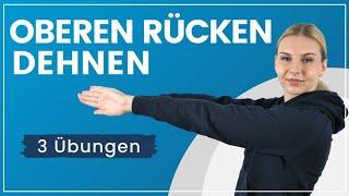 Oberen Rücken dehnen ️ 3 Übungen gegen Verspannungen