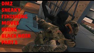 Sneaky finishing moves using Black Noir operator in DMZ, COD:MW2 #best  #sneaky  #finishingmove #mw2