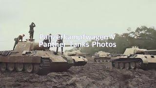 German Sd.Kfz. 171 Panzerkampfwagen V Panther tanks of World War II #ww2 #panzer #history