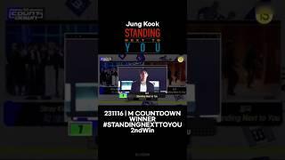 231116 | M COUNTDOWN WINNER is Standing Next To You by Jungkook #standingnexttoyou2ndwin