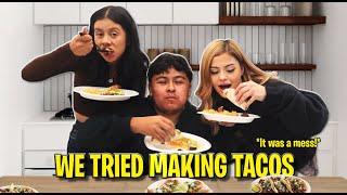 3 HISPANICS TRY TO MAKE TACOS *FUNNY AF* Featuring (Wendy Ortiz and Mary)