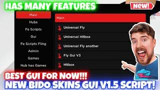 [ Best ] Bido Skins Gui V1.5 Script | Many Features | Works for Mobile And Pc