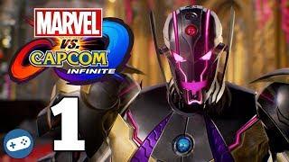 MARVEL VS CAPCOM INFINITE Story Mode Walkthrough Part 1 - No Commentary