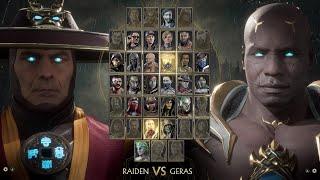 Mortal Kombat 11 - raiden vs geras - hard