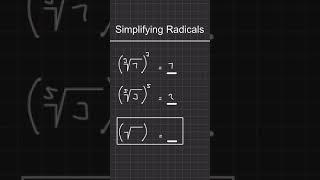 Simplifying Radicals with the Same Index and Exponent | The Westcoast Math Tutor