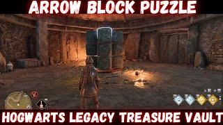 Arrow block puzzle, hogwarts legacy