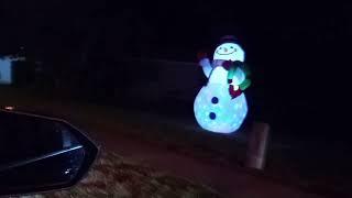 Christmas lights tour in Indian Trails, Palm Harbor (with jingle bell Rock slowed)