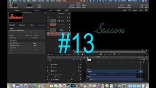 Write on Text Effect | Motion 5 Tutorial - Surviving COVID-19 #13