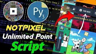 Not pixel Unlimited point Script  | PC or Android | Auto All task & Many more