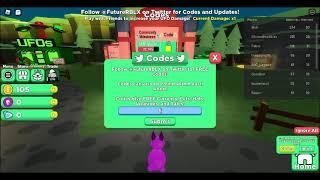 NEW ROBLOX UFO TYCOON CODES!!