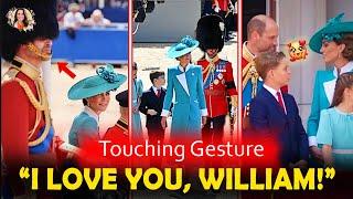 George STUNNED to Speak Over Catherine's FLIRTY MOMENT For William On the Trooping Balcony