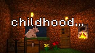 relive your childhood for a moment... (minecraft music, rainy night)