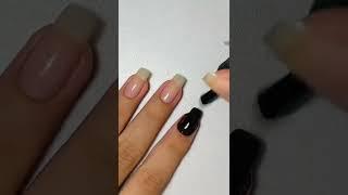 o clássico preto, branco e nude  #nail #nailart #unhas #unhasnaturais #unhasdecoradas #nails