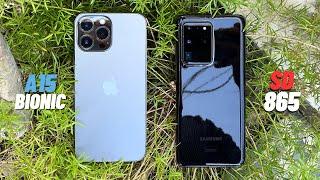 First 120Hz Phones | iPhone 13 Pro Max vs Samsung S20 Ultra - SpeedTest! (iOS 16.4 vs OneUI 5.1)