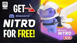 How To Get DISCORD NITRO For FREE On Epic Games!