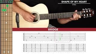 Shape Of My Heart Guitar Cover Sting |Tabs + Chords|