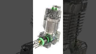 CAD design animated motor #shorts #cad #animation #3dmodeling