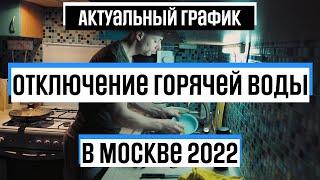 График отключения горячей воды в Москве в 2022 году по адресу