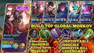 GAMEPLAY NICLAS ~ MOSKOV NEW BEST 1 HIT BUILD 2024 ~ RECOMMENDED BUILD & EMBLEM ~ MOBILE LEGEND