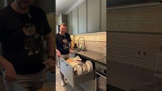 Где удобно расположить сушку для посуды #дизайнинтерьера #кухня #home #ремонт #shorts