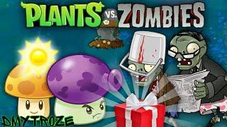 ПОЛУЧИЛ НОВЫЕ ГРИБЫ И ПОДАРОК  В ИГРЕ РАСТЕНИЯ ПРОТИВ ЗОМБИ! PLANTS VS ZOMBIES! | #pvz | #4