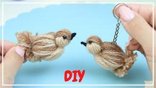 The Cutest Bird of Yarn Easy Making  DIY NataliDoma