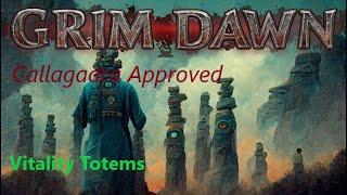 Grim Dawn-Vitality Totems Archon Build | Dark One Set |Morgoneth Build Test 2024