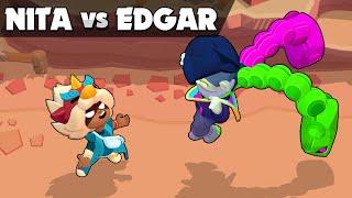 EDGAR 1vs1 NITA | Brawl Stars