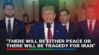 Trump's remarks in full after US strikes on Iran | ABS-CBN News