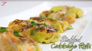 Stuffed Cabbage Rolls With Vegetable | Vegetable Cabbage Roll | CABBAGE ROLL