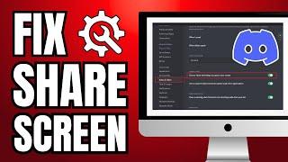 How To Fix Discord Share Screen Not Working (Quick Tutorial)