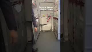 American Airlines Airbus A321 Neo walk inside #aviation #americanairlines