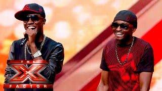 Menn on Poinnt Turn It Up for our Judges | The X Factor UK 2015