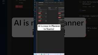 NEW! Copilot in Planner! #shorts