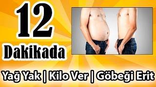 12 Dakikada Yağ Yak | Kilo Ver | Göbeği Erit | Antrenmanı 01