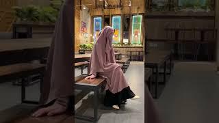 subhanallah cantiknya wanita muslimah bercadar  #shorts