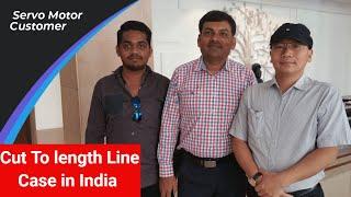 India Cut to Length Line  Case | CANWIN Technical Team Finish Installing In India