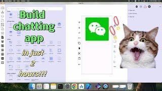 flutter tutorial , build wechat with free flutter low code platform in just 2 hours 20