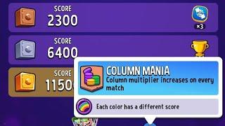 Match Masters Solo Challenge Perfect Heist Column Mania + Rainbow 11500 Score